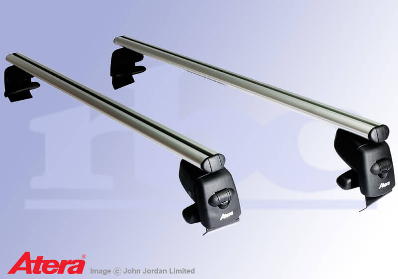 Skoda Octavia five door (2004 to 2009):Atera SIGNO AS silver aluminium roof bars no. AR5056