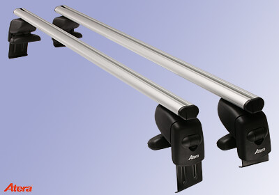 Atera SIGNO AS silver aluminium roof bars no. AR5068:Chevrolet Aveo 3dr 08-11