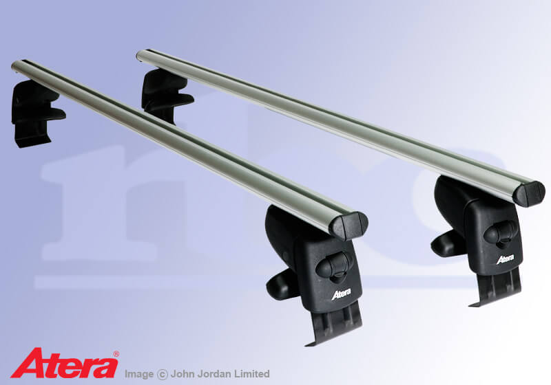 Skoda Fabia five door (2007 to 2014):Atera SIGNO AS silver aluminium roof bars no. AR5099