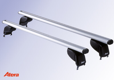 Atera SIGNO ASF Fixpoint silver aluminium bars no. AR5102:Skoda Octavia 5dr 97-01