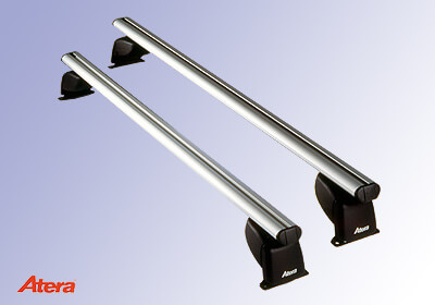 Atera SIGNO ASF Fixpoint silver aluminium bars no. AR5107:Nissan X-trail 01-07with fixpoints