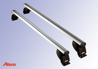 Atera SIGNO ASF Fixpoint silver aluminium bars no. AR5110:Renault Espace 03-15Only for cars with 'T-track' slots in the roof