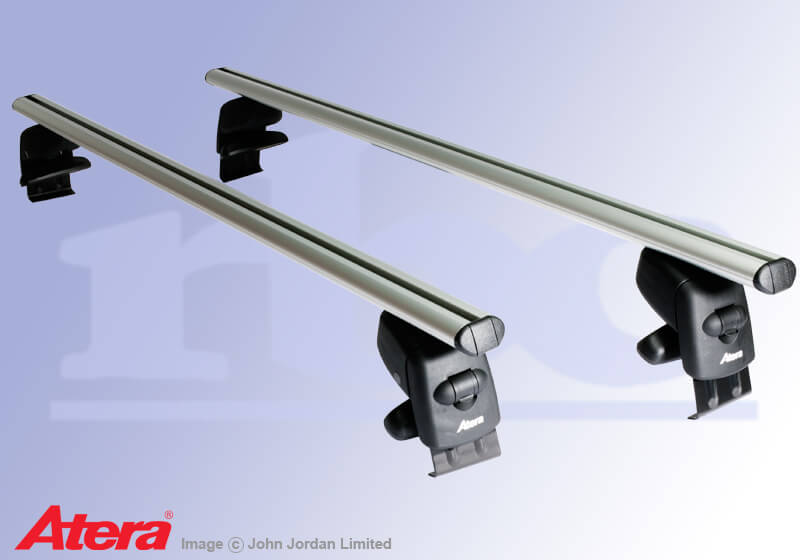Honda Jazz (2008 to 2015):Atera SIGNO silver aluminium bars (includes locks) - Honda Jazz (08 on) AR5215