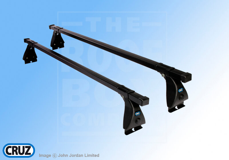 + CRUZ 115cm OS roof bars with adapter kit 5075