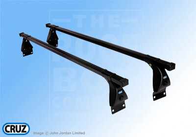 + CRUZ 115cm OS roof bars with adapter kit 5419