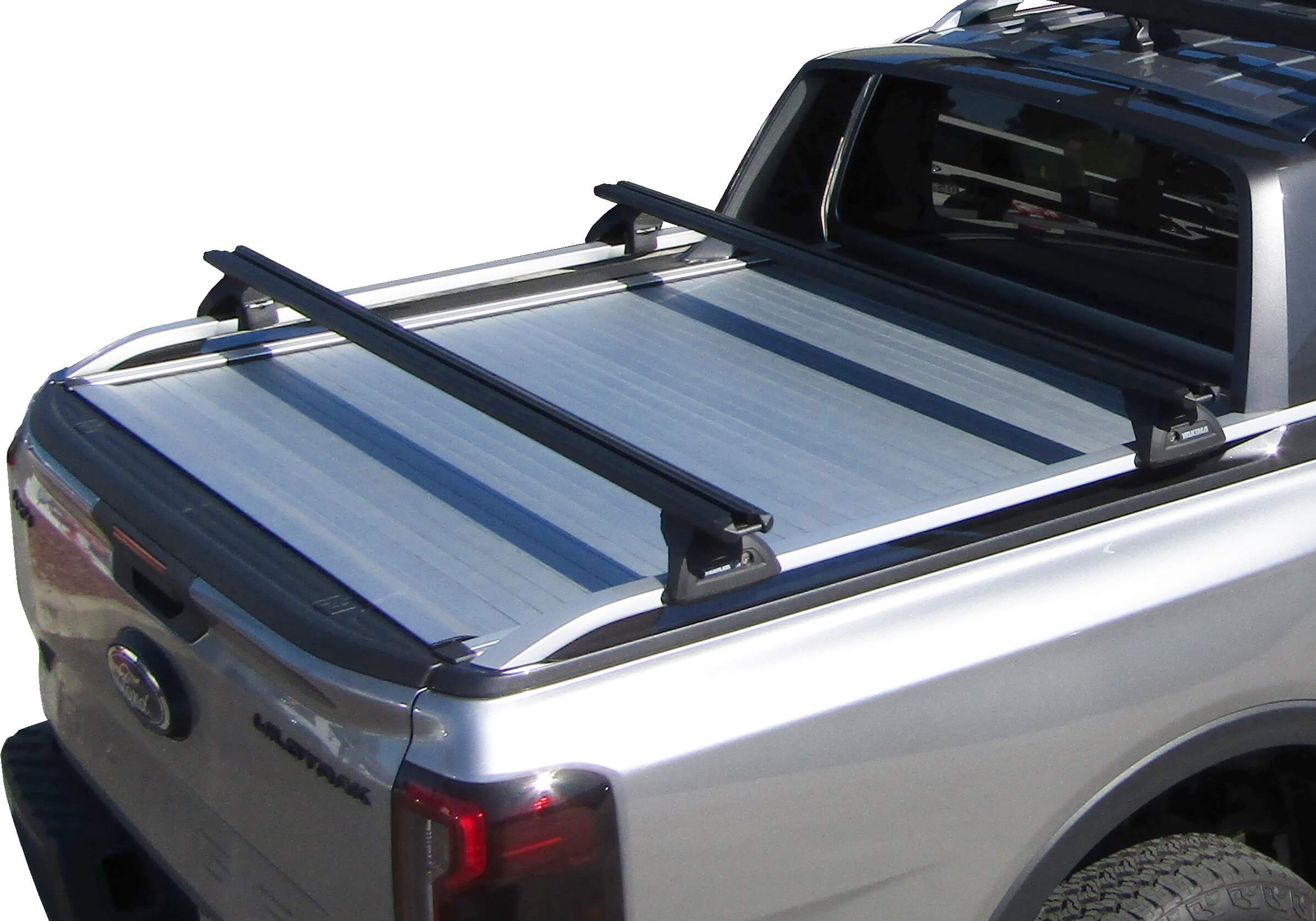 Ford Ranger double cab (2022 onwards):Yakima TrimHD 2 bar system with 165cm roof bars and K328 fitting kit