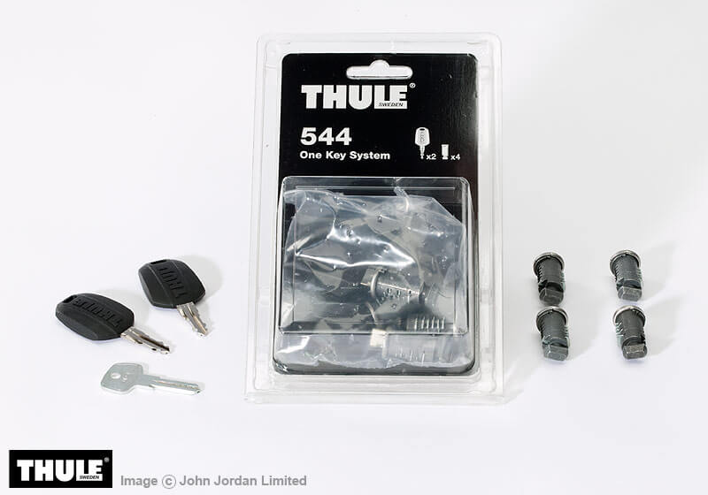 :Thule keyed alike lock barrels x 4 no. TU544 - when bought on their own