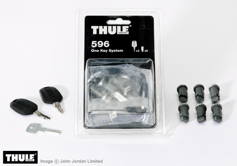:Thule keyed alike lock barrels x 6 no. TU596 - when bought on their own