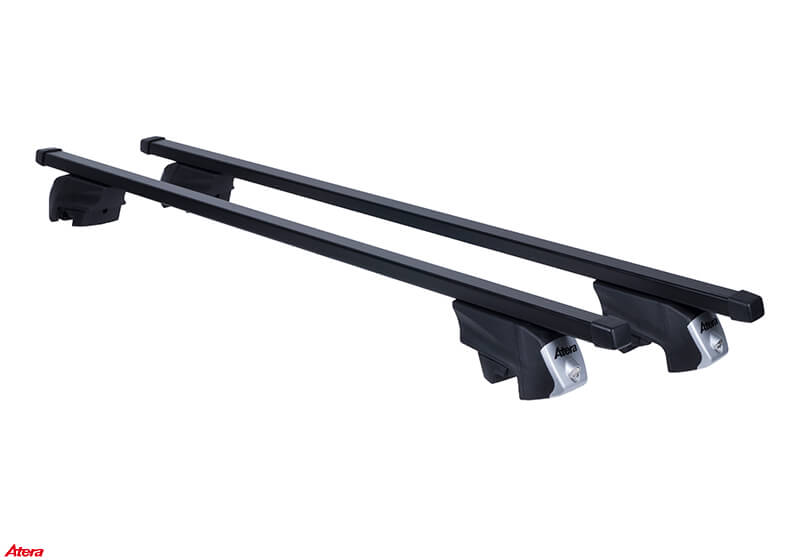 Hyundai iX35 (2010 to 2015):Atera SIGNO RTD 122cm steel roof bars (2) 048 422