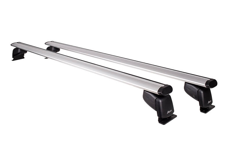 Atera SIGNO ASF Fixpoint silver aero-profile bars AR7119: VW Caddy Life 04-11for models with fix points