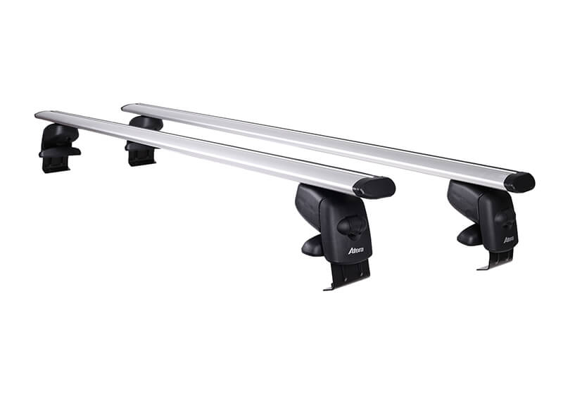 Atera SIGNO AS aero-profile silver roof bars no. AR7332: VW Touran 15 onfor cars with a plain roof, NO roof rails