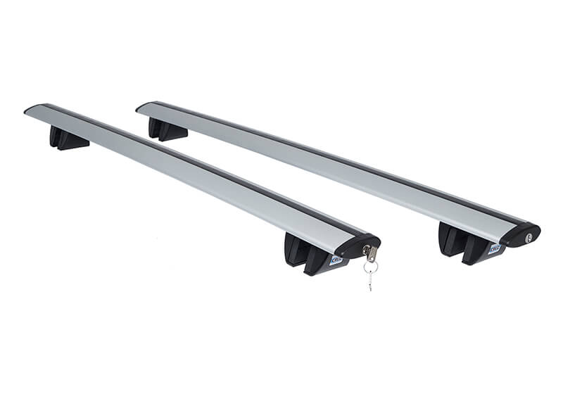 Skoda Roomster (2006 to 2015):CRUZ 118cm Airo R silver aluminium bars - locks included