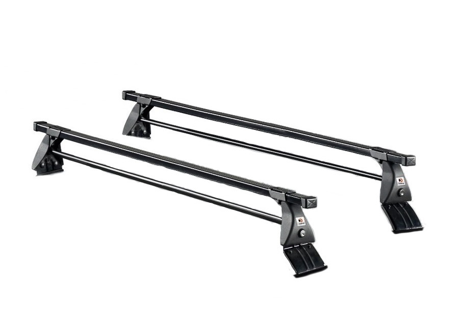 Toyota Auris five door (2007 to 2012):FIRRAK 115cm T roof bars with fitting kit 1084