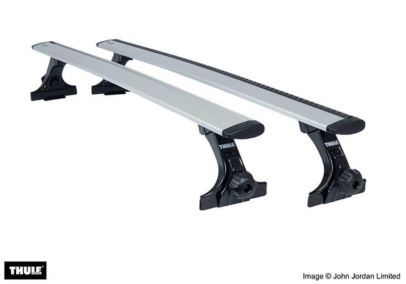 Rover Mini (1959 to 1999):Thule silver Evo WingBars package - 9512, 7112