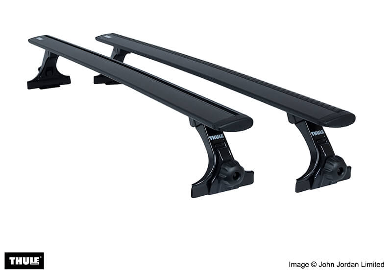 Rover Mini (1959 to 1999):Thule black WingBars package - 9512, 7112B