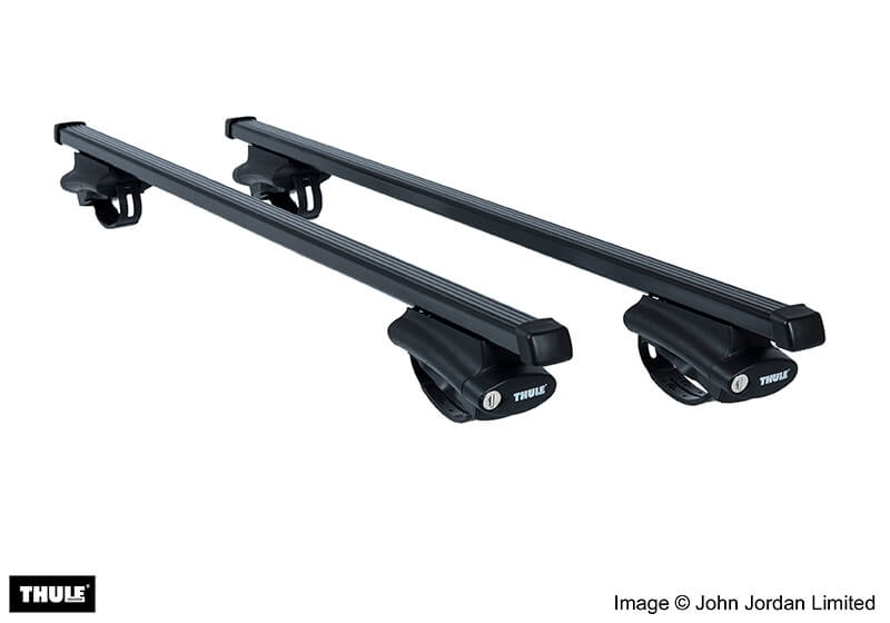 Ford Ranger double cab (2012 to 2016):Thule Evo SquareBars package - 775, 7124