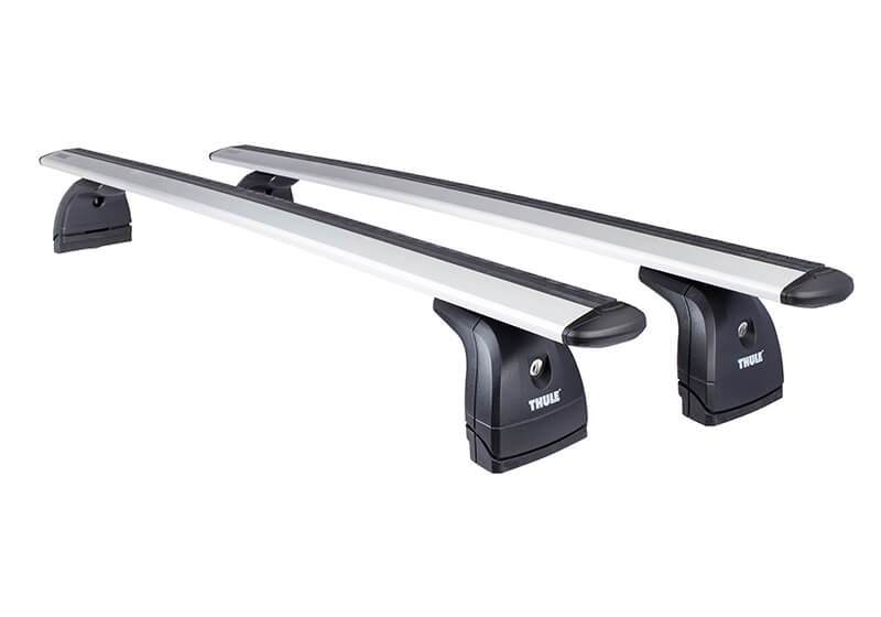Ford Transit Courier (2014 onwards):Thule silver Evo WingBars package - 751, 7112, 3140