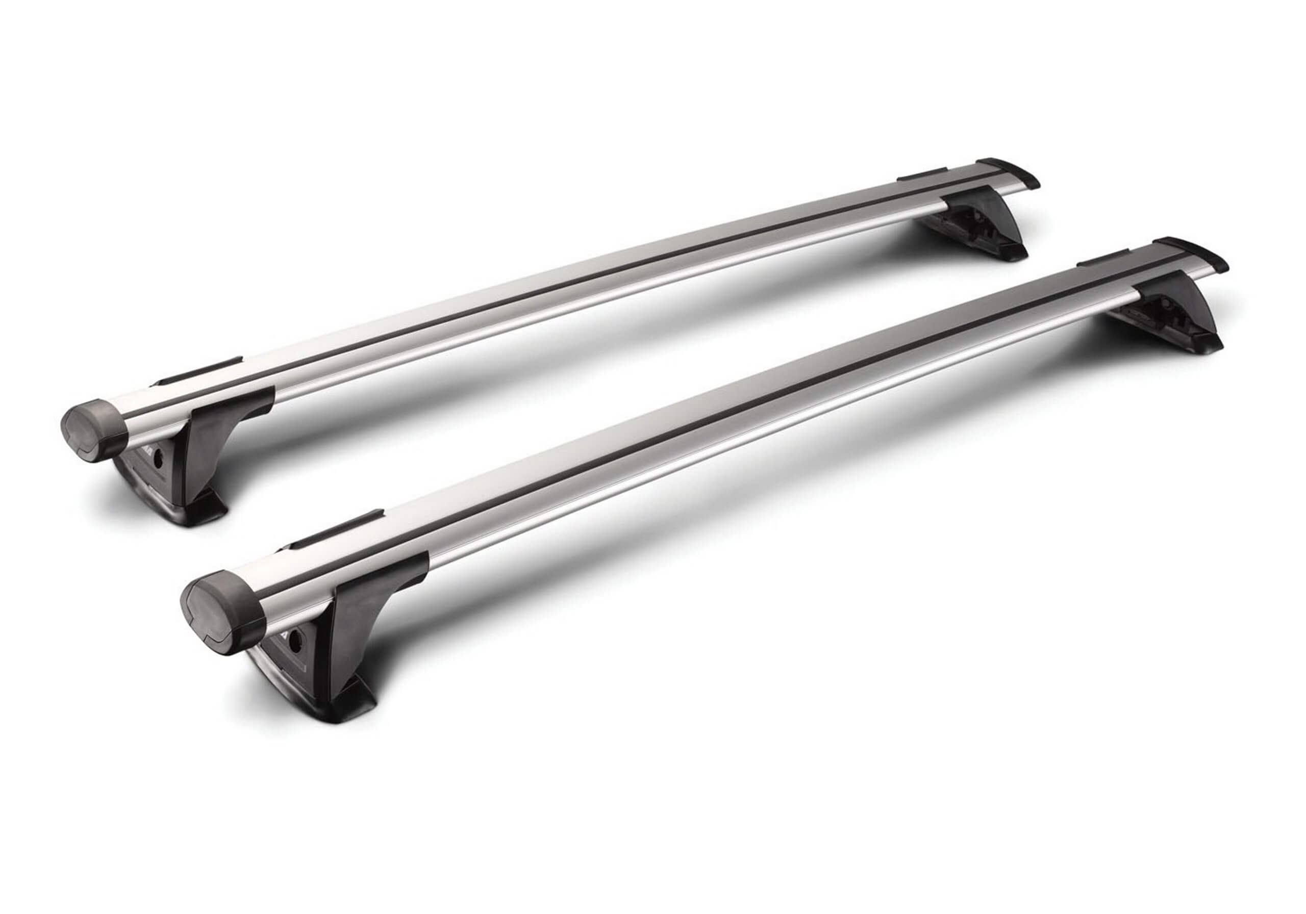 Renault Megane estate (2003 to 2008):Yakima roof bars package - S16 silver bars with K328 kit