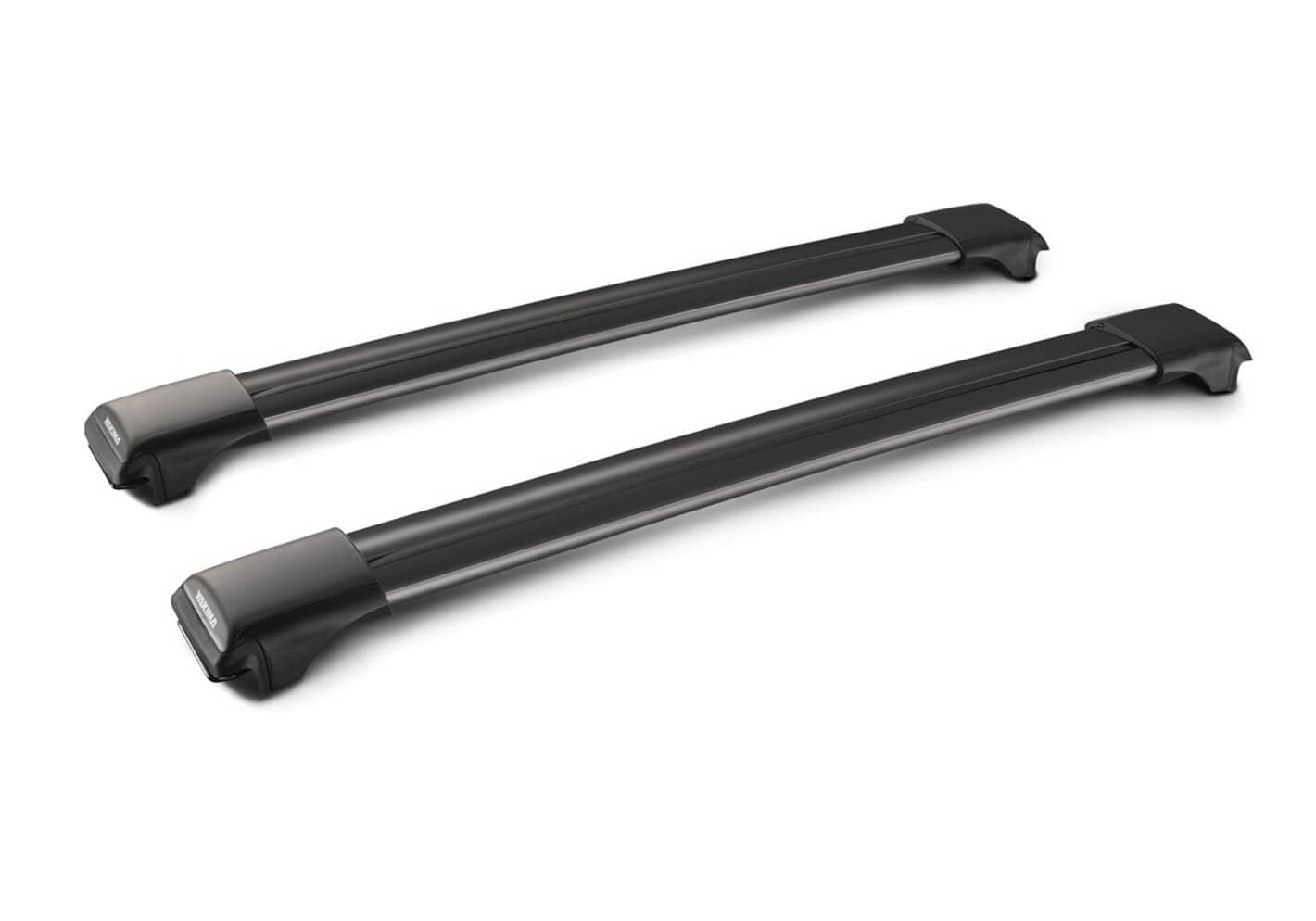 Isuzu D-Max extended cab (2011 to 2020):Yakima roof bars package - S45 Aero-X black bars