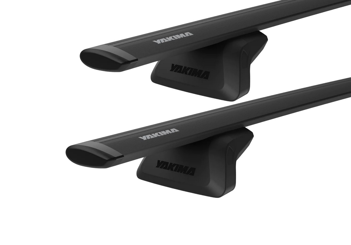 Kia Niro five door (2016 to 2022):Yakima StreamLine roof bar system with 140cm black JetStream bars