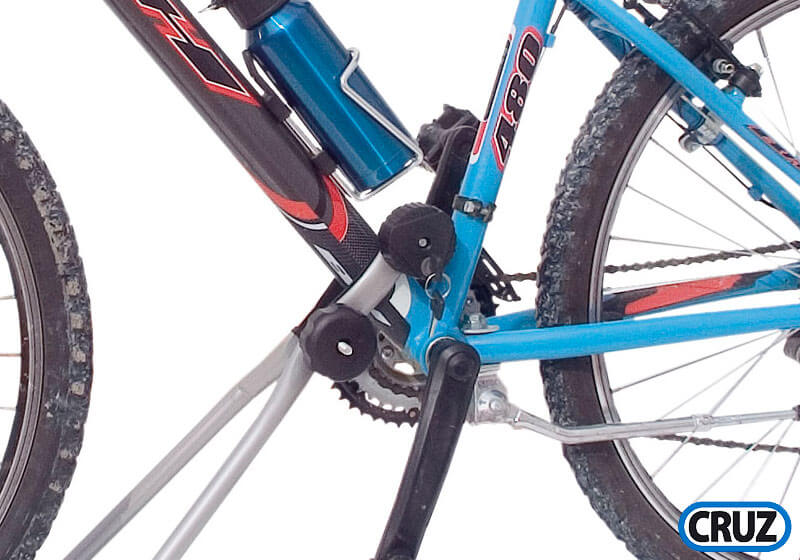 CRUZ silver 'Bici-rack' lockable bike carrier no. 940 006
