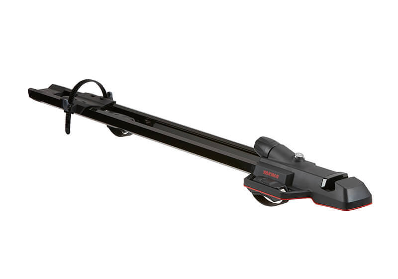 :1 x black Yakima HighSpeed 8002125 forkmount with locking roof bars