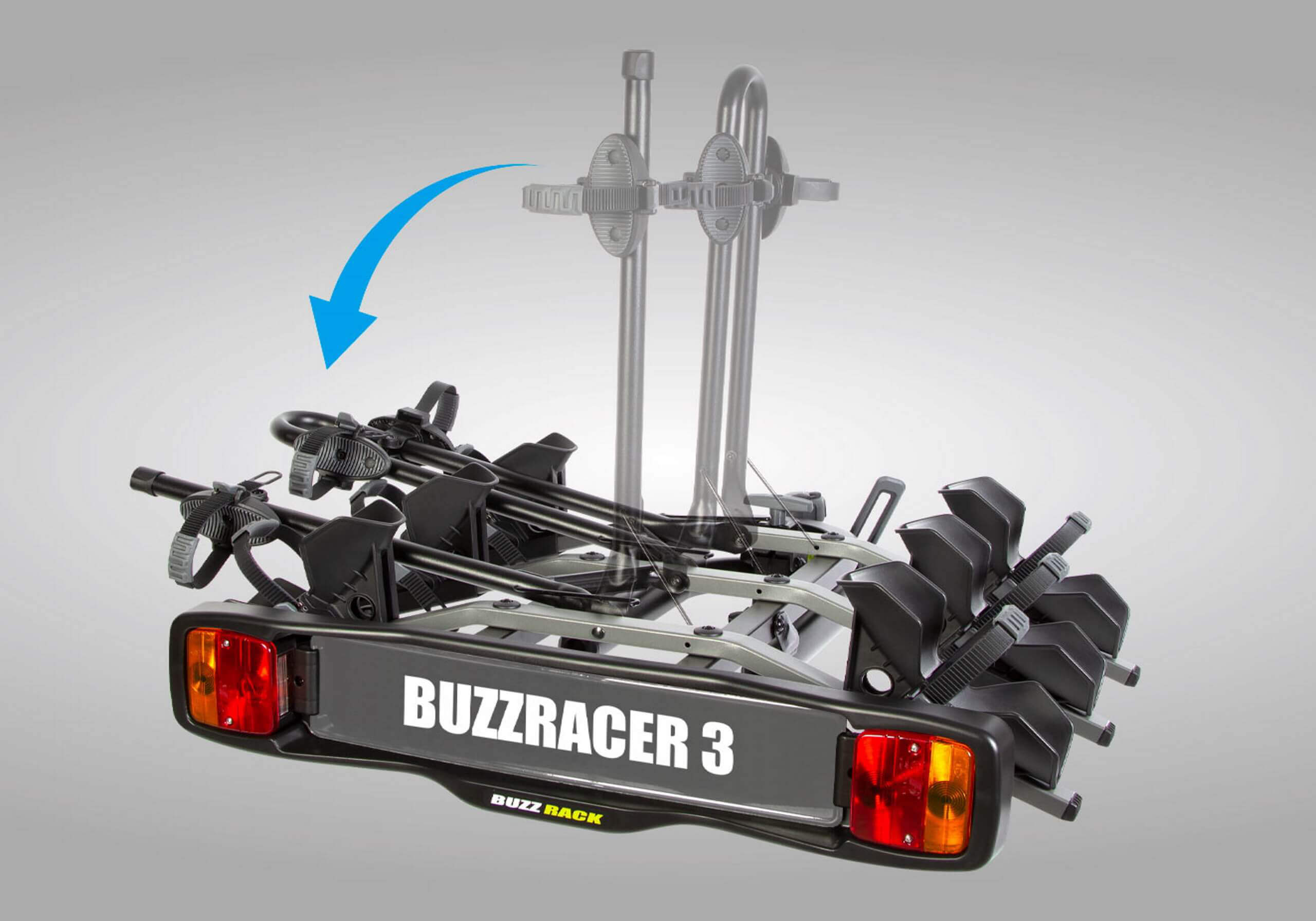 BUZZ RACK BuzzRacer 3 - 3 bike wheel support rack no. BRP333