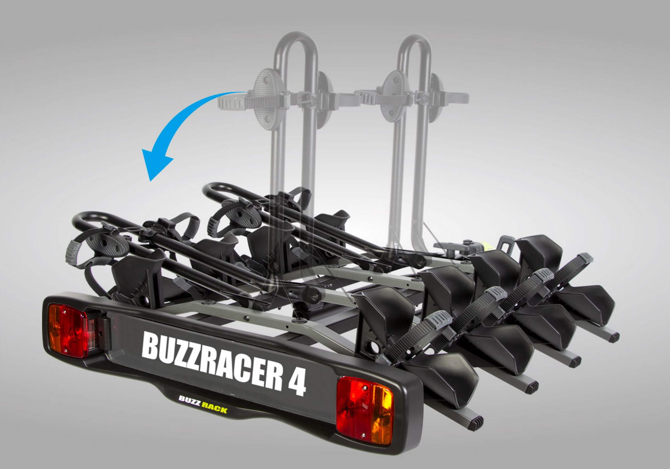 BUZZ RACK BuzzRacer 4 - 4 bike wheel support rack no. BRP334
