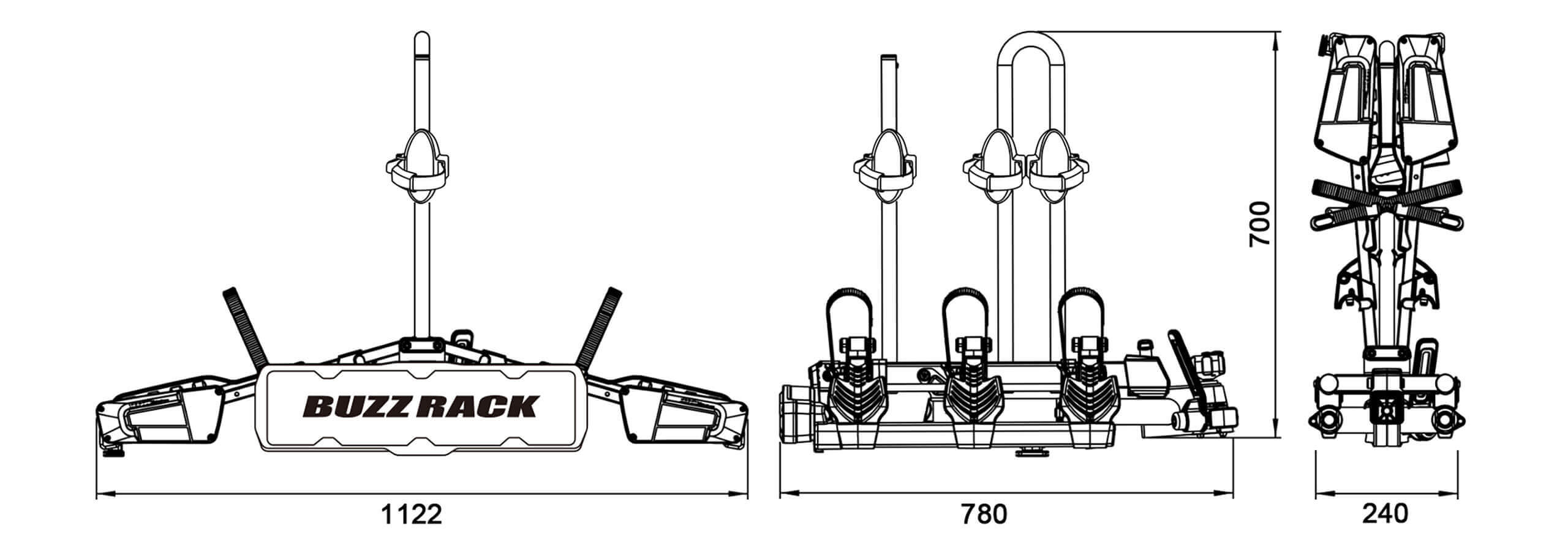 BUZZRACK Eazzy 3 technical specifications