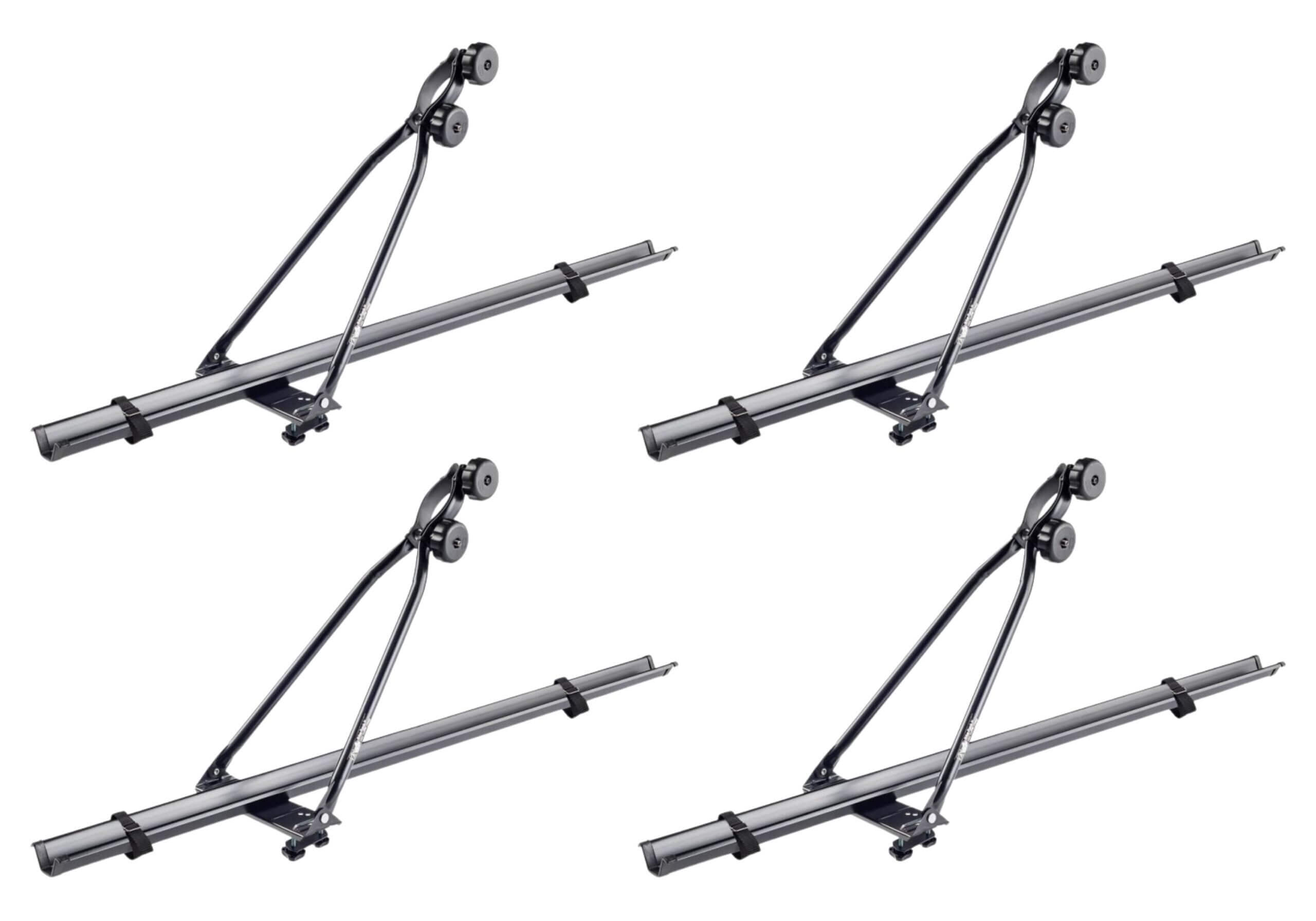 CRUZ:4 x black CRUZ Bici-racks bike carriers with locking roof bars