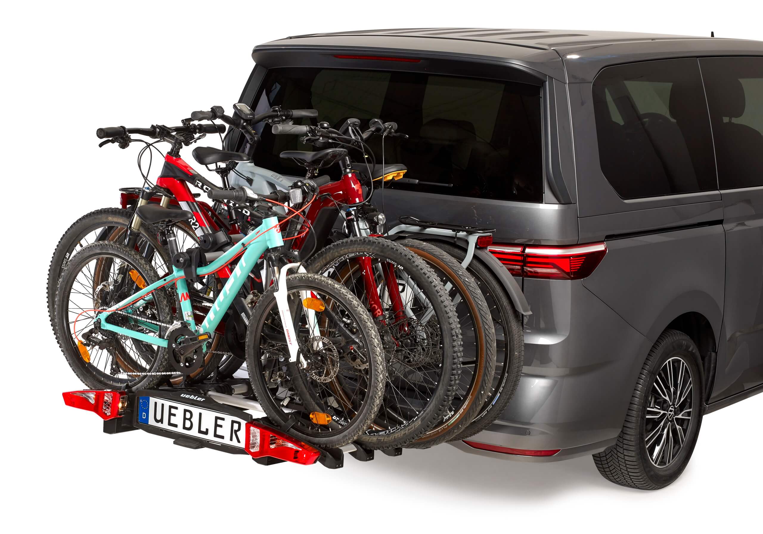 Uebler i41S tilting and folding bike rack 4 bikes 18140