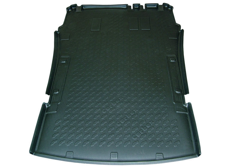 Carbox Form L boot liner, black, for VW , 201768000: VW Caddy Maxi Life 11-212015 onwards models with 7 seats