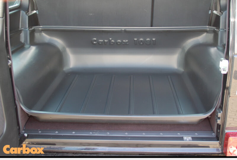 Carbox Classic S boot liner, black, for Mercedes , 101081000:Mercedes Benz G-Wagon/G-Class 80-18LWB (five door) models from 2000 onwards