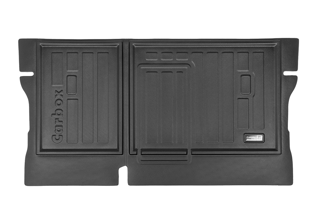 Skoda Enyaq (2021 onwards):Carbox back of seat boot liner, black, for Skoda Enyaq, 321862000
