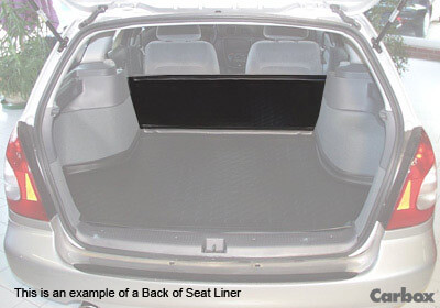 Renault Megane Sport Tourer (2009 to 2016):Carbox flex2 back of seat liner, black, for Renault Megane Sport Tourer, 323919000