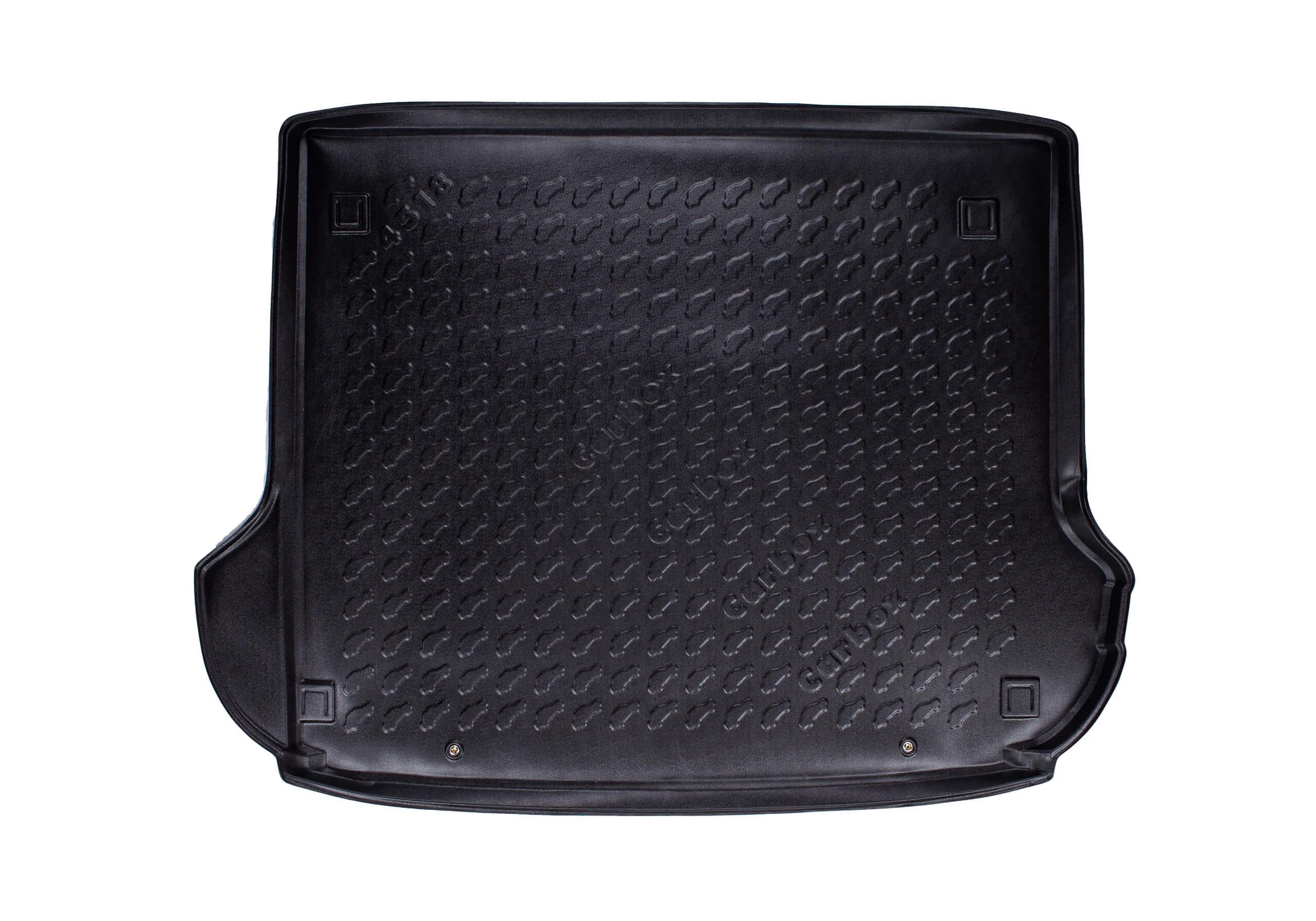 Carbox Form S boot liner, black, for , 204518000:Hyundai Santa Fe 06-12fits all 7 seat models (fits behind the second row of seats)
