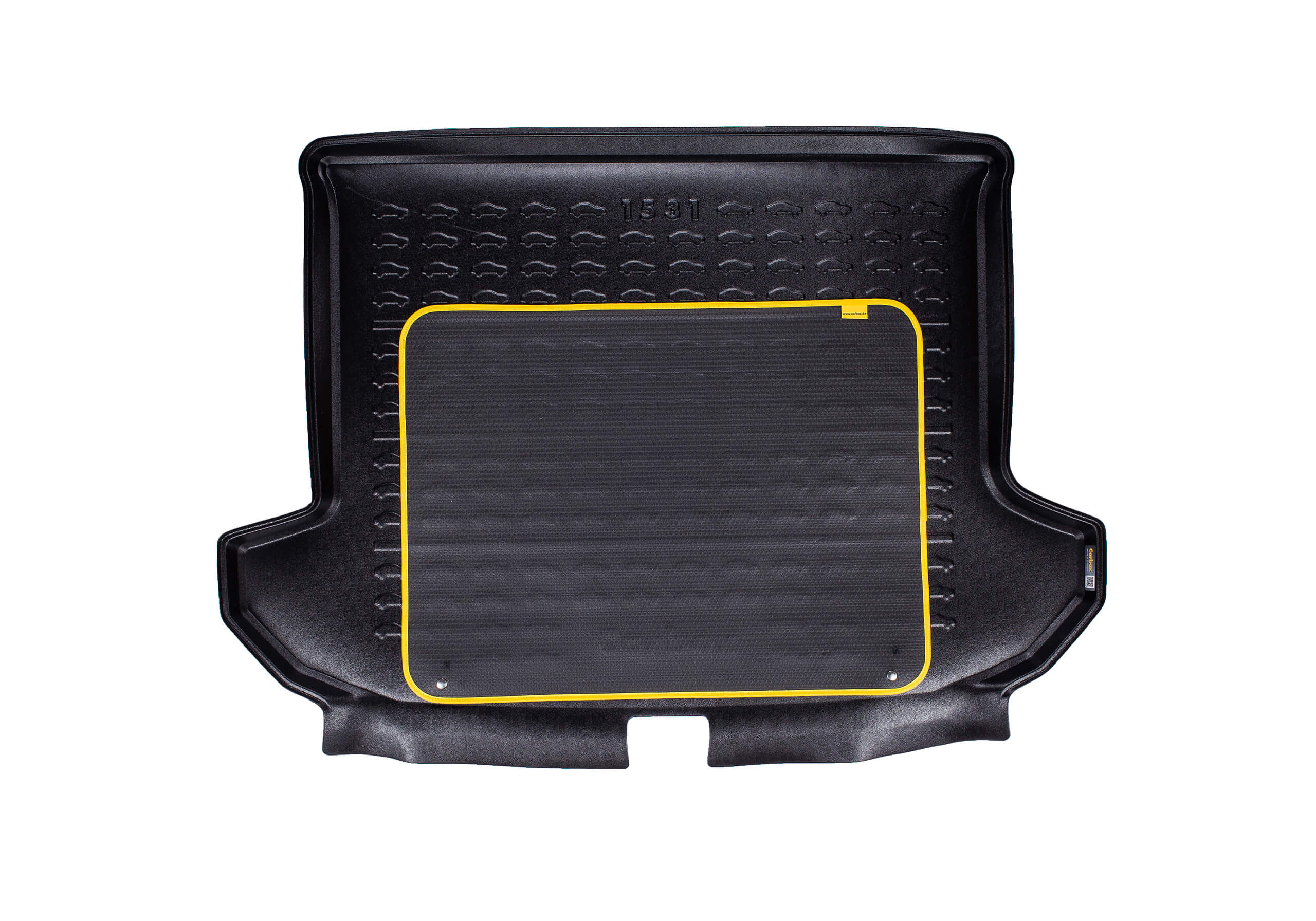 Kia Sportage 5dr (16 on) with boot floor in the higher positionCarbox