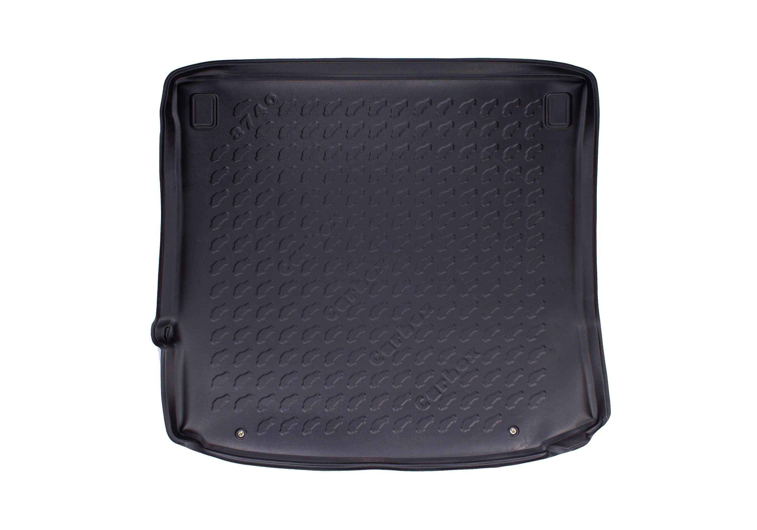 Carbox Form S boot liner, black, for , 208740000:Mazda 5 05-10from 2nd row of seats with 3rd seat row lowered