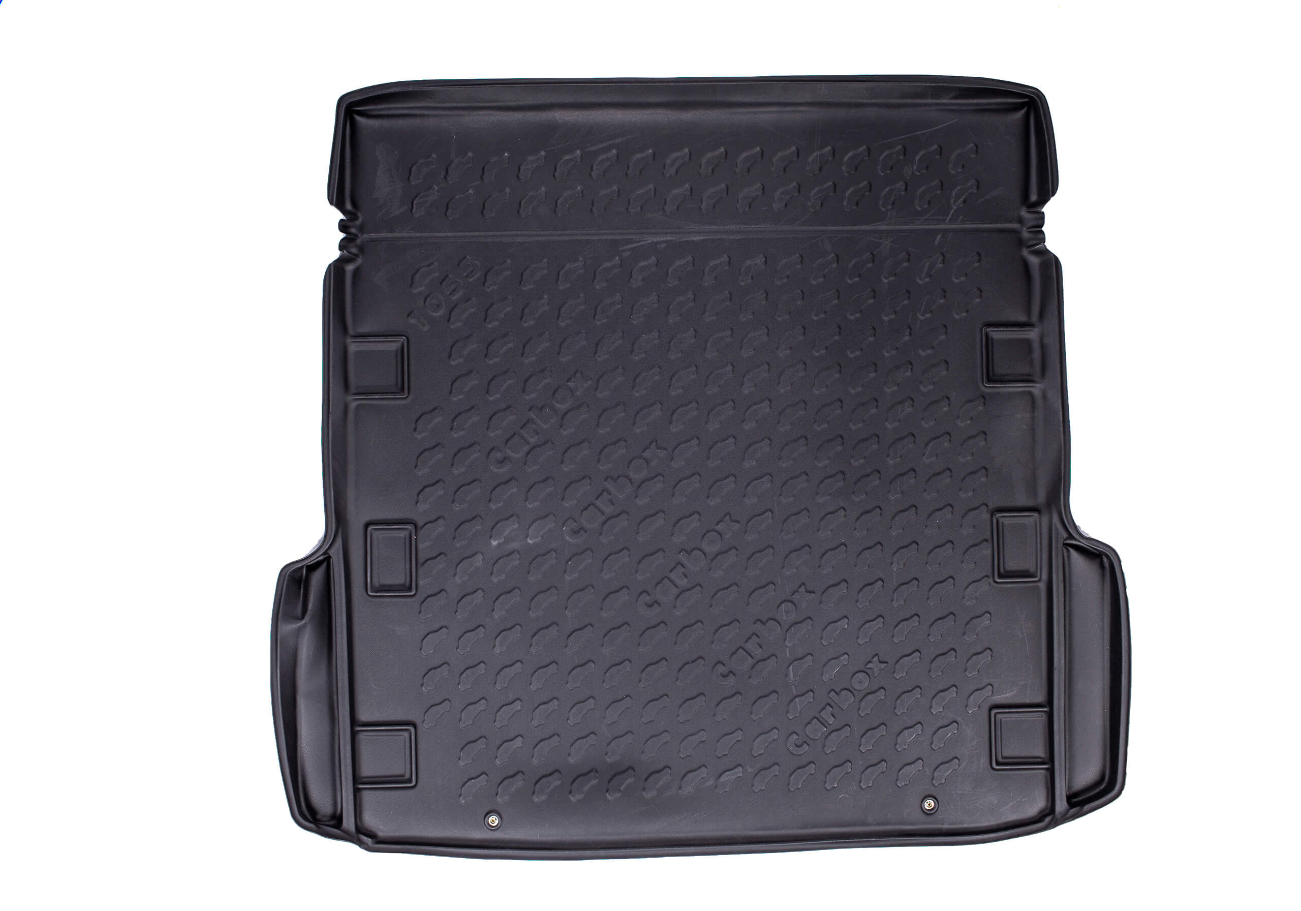 Carbox Form S boot liner, black, for Mercedes , 201055000:Mercedes Benz E Class est 03-09without a storage box behind the rear seats