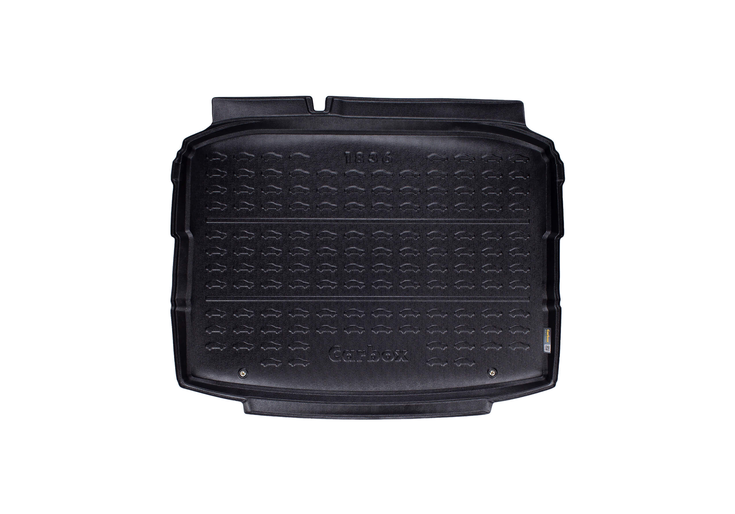 Carbox Form S boot liner, black, for Seat Ateca / , 201836000:Skoda Karoq 17 onwith fixed rear seats and basic boot floor (i.e. without a variable bo
