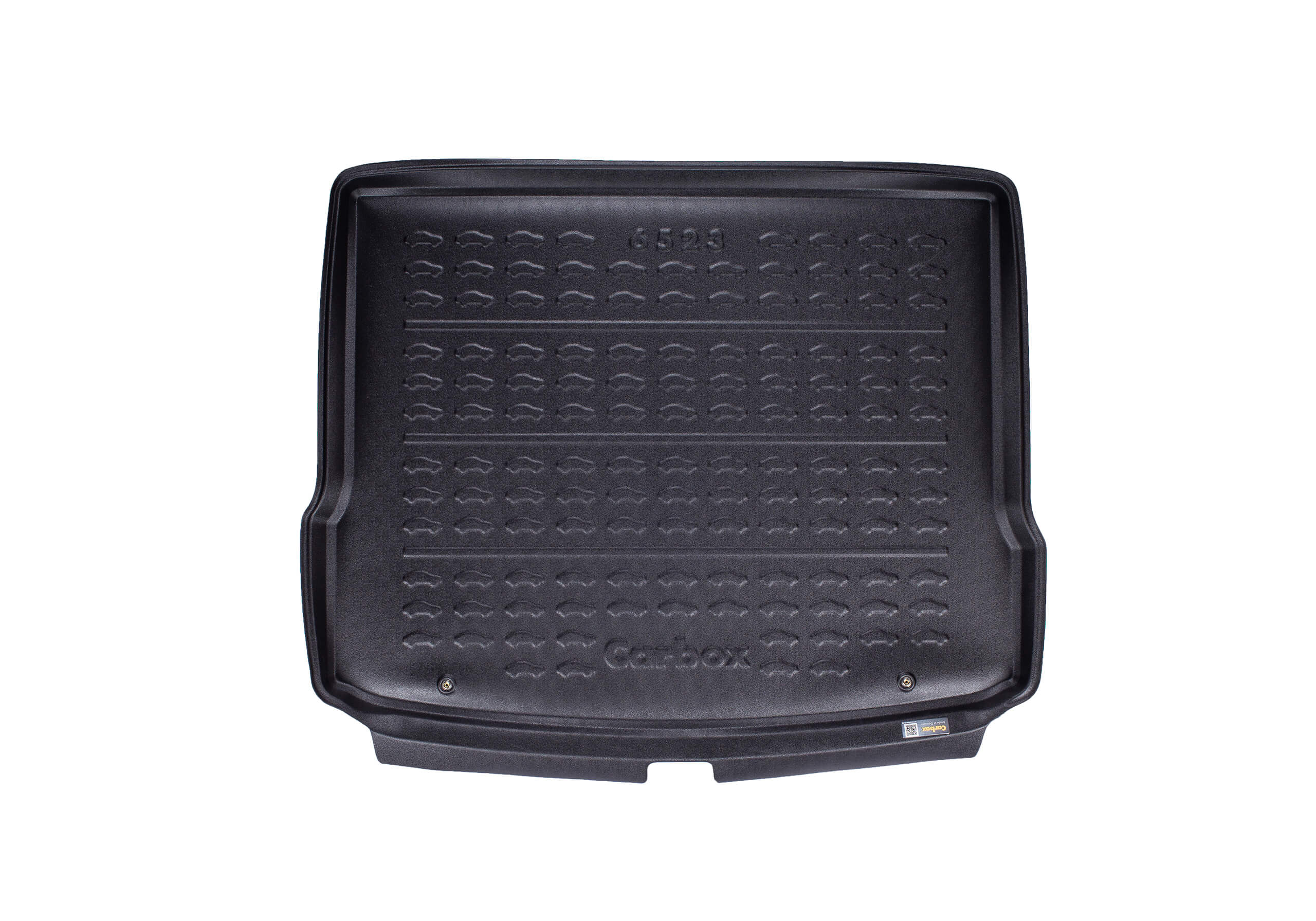 Carbox Form S boot liner, black, for / Skoda Karoq, 206523000:Seat Ateca 16 onwith fixed rear seats and with a variable boot floor in the upper posi
