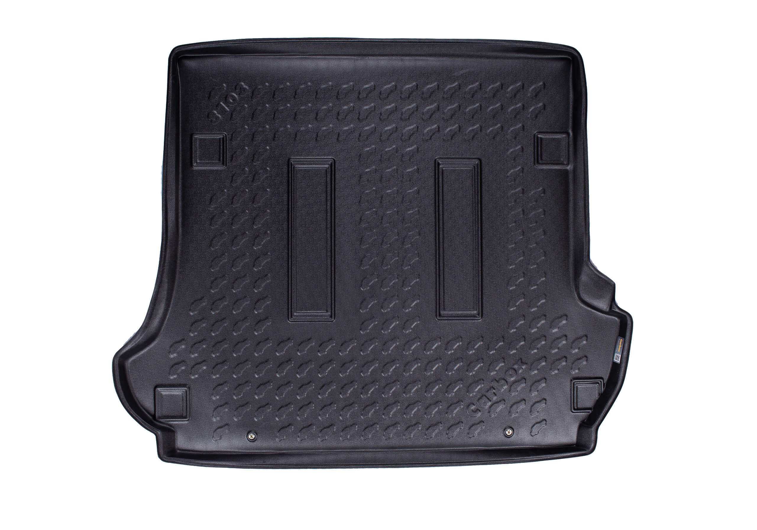 Carbox Form S boot liner, black, for Land Cruiser, 208103000:Toyota Land Cruiser 5dr 03-09seven seated from second seat row