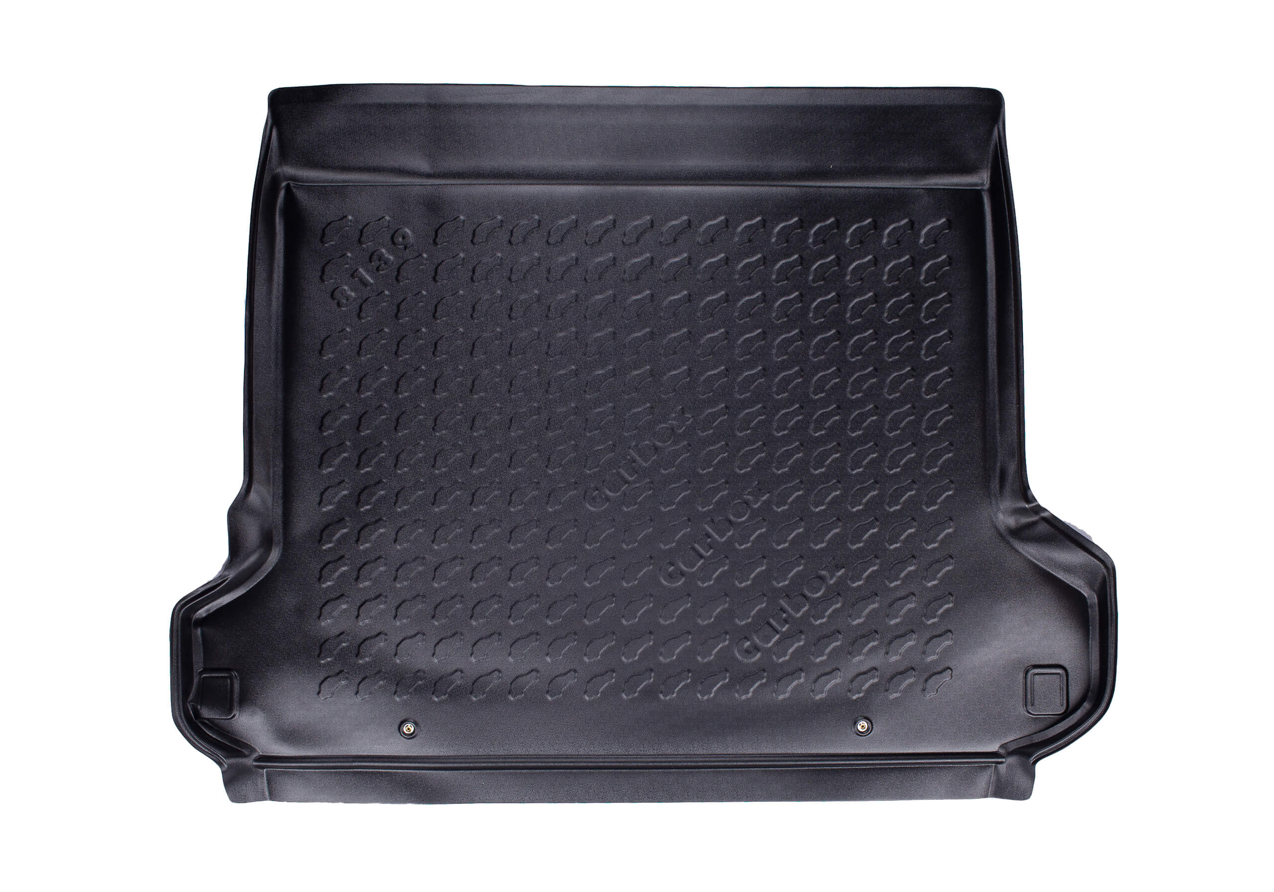 Carbox Form S boot liner, black, for Land Cruiser, 208139000:Toyota Land Cruiser 5dr 09-18five seat models, only for vehicles with two-zone air-condi