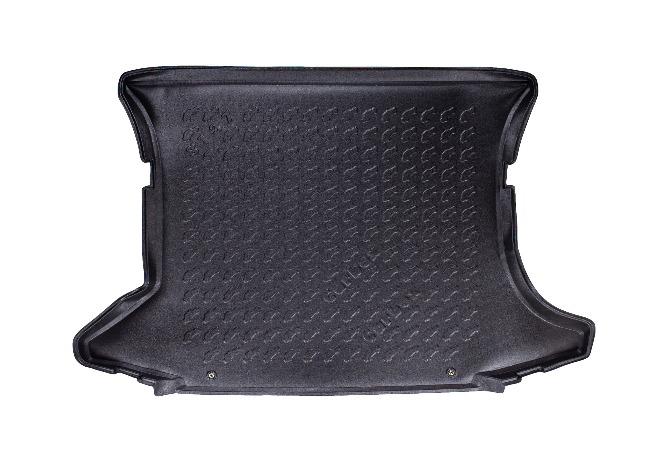Carbox Form S boot liner, black, for , 208137000:Toyota Verso 09-18fits behind the second row of seats with the third row of seats folded
