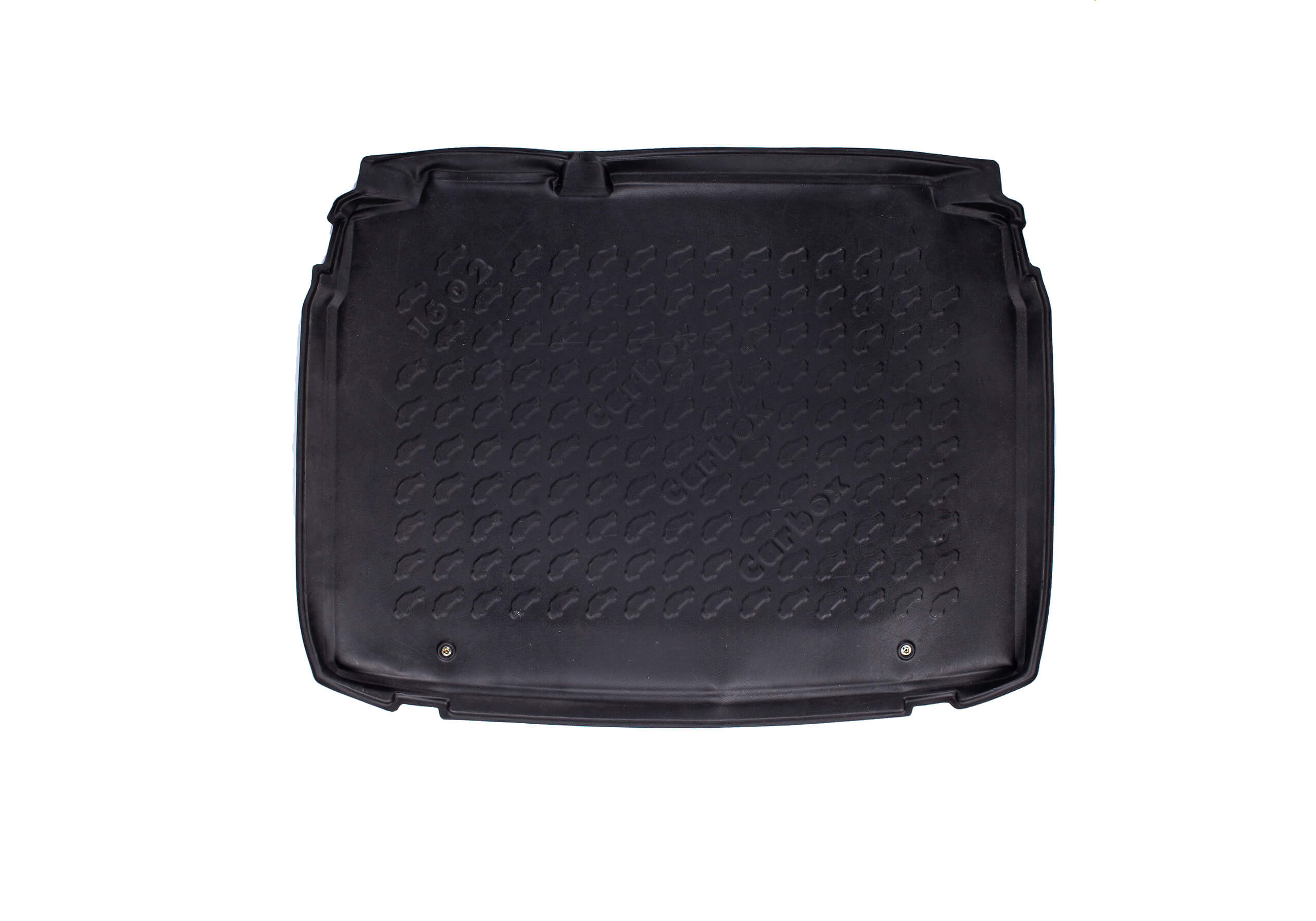 Carbox Form S boot liner, black, for VW Golf, 201602000: VW Golf 3dr 09-13for cars without spare wheel