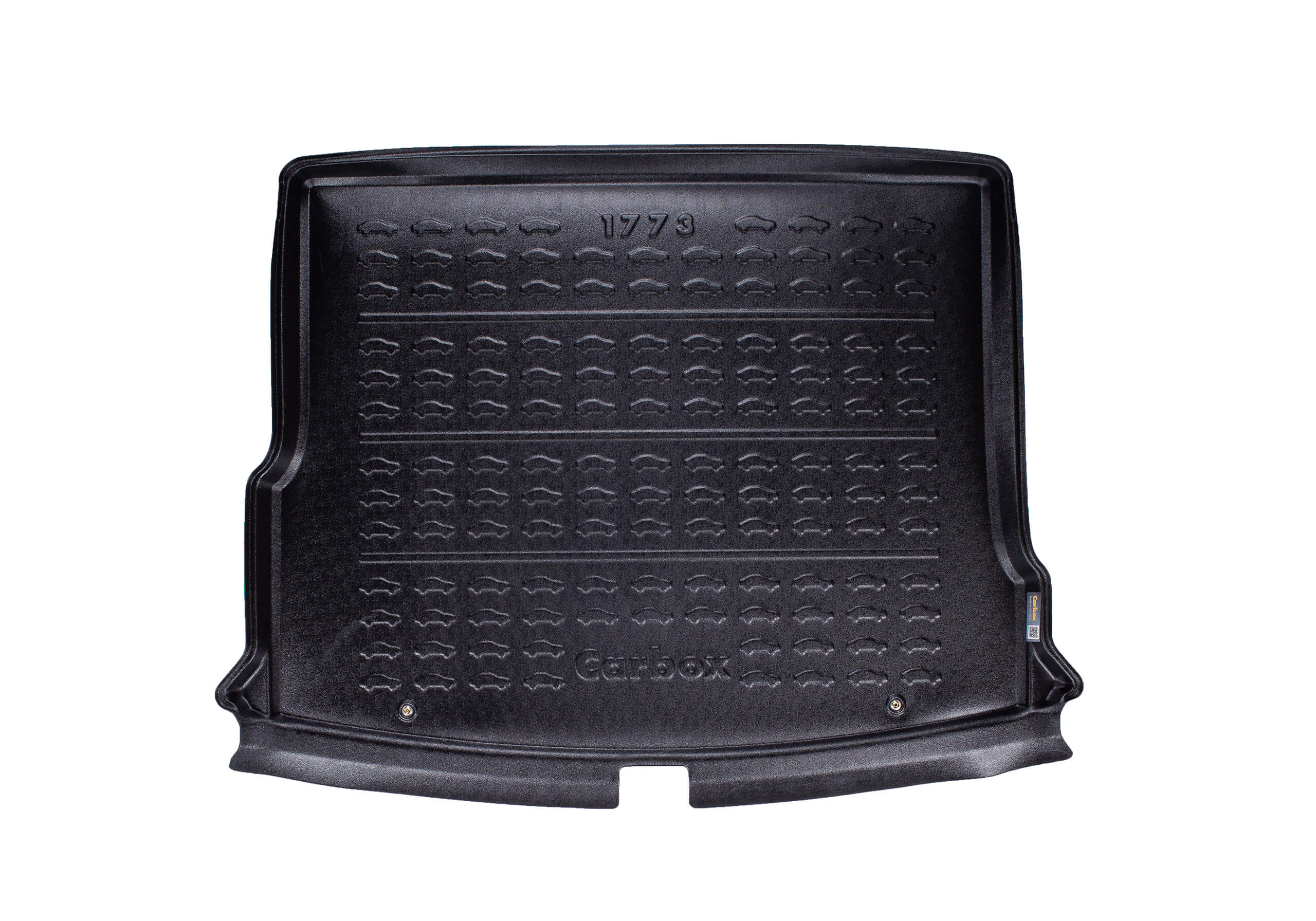 Carbox Form S boot liner, black, for VW , 201773000: VW Tiguan 16-24with variable boot floor in the upper position and also hybrid models
