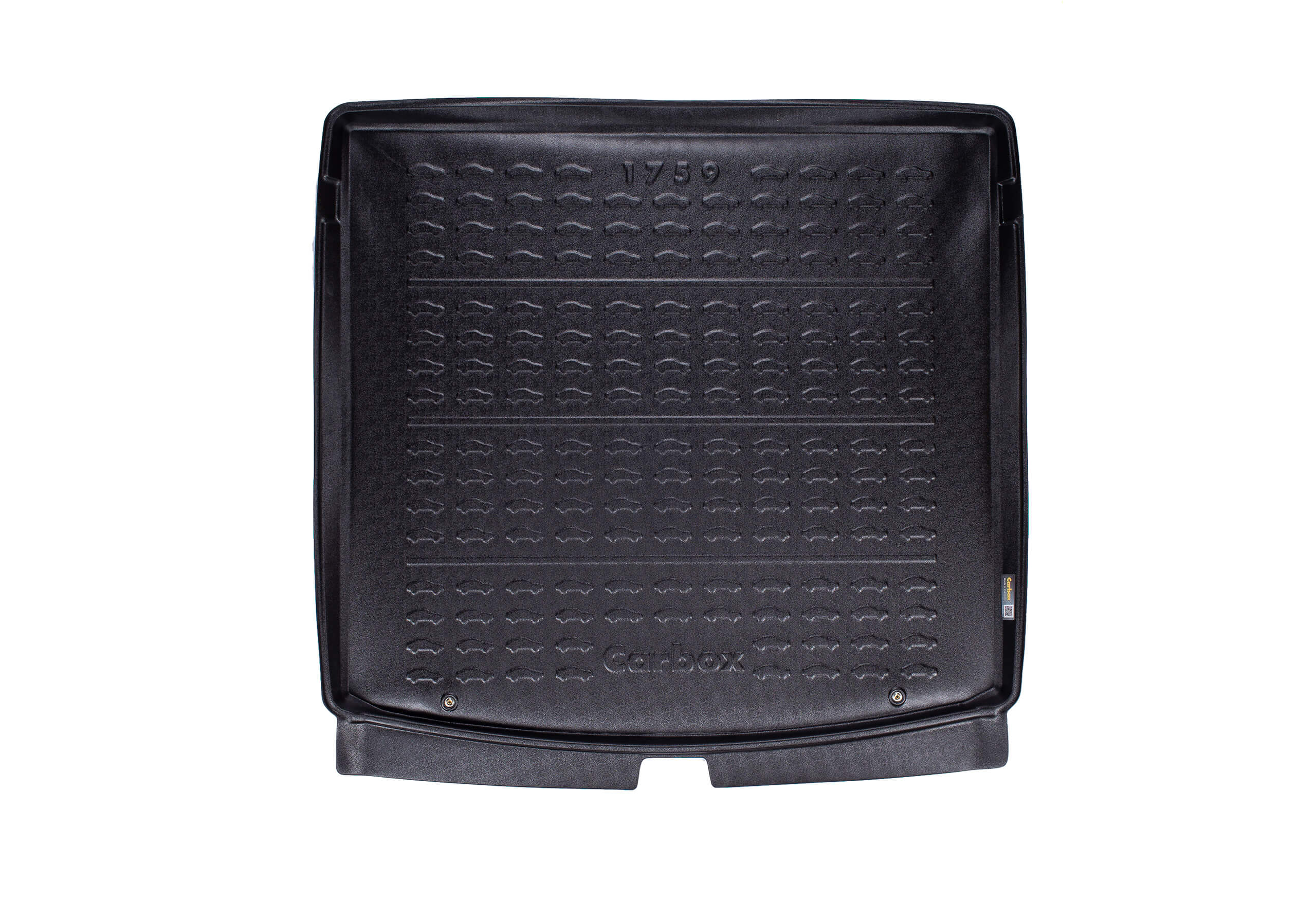 Carbox Form S boot liner, black, for VW , 201759000: VW Touran 15 onfor the 5 seat model with variable boot floor, or the 7 seat model (with 3rd row o