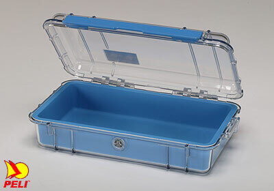 Peli 1060 Micro Case - clear with blue liner, no. PL1060-006-100