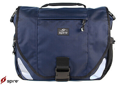Spire laptop courier bag "Endo", midnight blue / black, no. EN8-MID