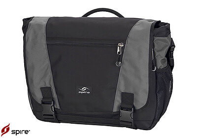 Spire laptop bag "Endo XL", arctic grey / black, no. EX6-GRY